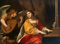J. Blanchard (1600 - 1638) Saint Cecilia